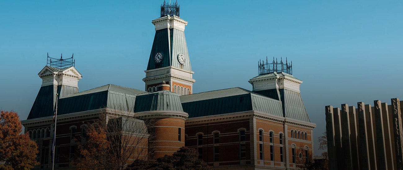 A photograph of a building in Indiana.